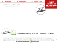 Tablet Screenshot of eichenhaus.de